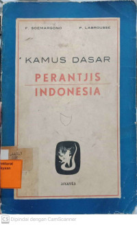 Kamus Dasar Perantjis Indonesia