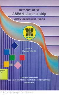 Image of Introduction to ASEAN Librarianship : Library Education and Training