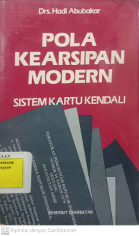 Image of Pola Kearsipan Modern : Sistem Kartu Kendali