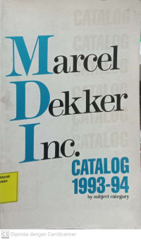 Marcel Dekker Inc