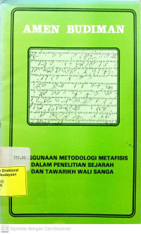 Image of Penggunaan Metodologi Metafisis Dalam Penelitian Sejarah Dan Tawarikh Wali Sanga