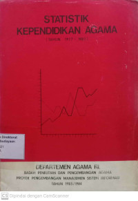 Image of Statistik Kependidikan Agama (Tahun 1977-1982)