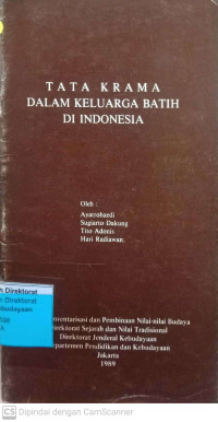 Image of Tata Krama Dalam Keluarga Batih Di Indonesia