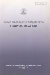 Image of Kajian Nilai Budaya Naskah Kuna Cariyos Dewi Sri
