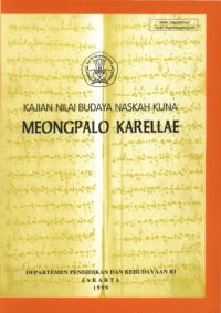 Image of Kajian Nilai Budaya Naskah Kuna Meongpalo Karellae
