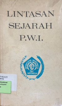 Image of Lintasan Sejarah P.W.I.