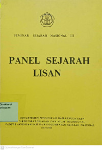 Image of Seminar Sejarah Nasional III : Panel Sejarah Lisan