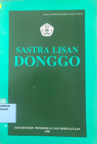 Image of Sastra Lisan Donggo