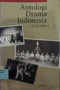 Image of Antologi Drama Indonesia, Jilid 2: 1931-1945