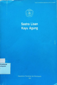 Image of Sastra Lisan Kayu Agung