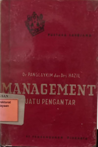 Image of Management Suatu Pengantar