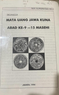 Image of Mata Uang Jawa Kuna Abad Ke - 9 -- 15 Masehi