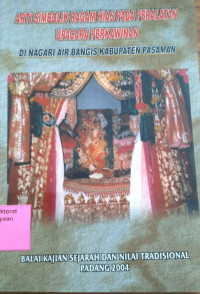 Arti Simbolik Ragam Hias Pada Peralatan Upacara Perkawinan Di Negara Air Bangis Kabupaten Pasaman