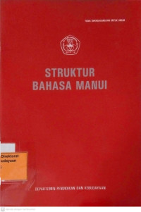 Image of Struktur Bahasa Manui