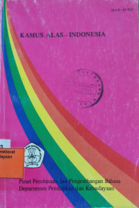 Kamus Alas-Indonesia