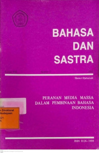 Image of Bahasa Dan Sastra Tahun VII Nomor 2 1981