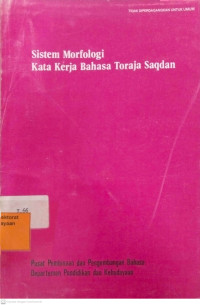 Image of Sistem Morfologi Kata Kerja Bahasa Toraja Saqdan