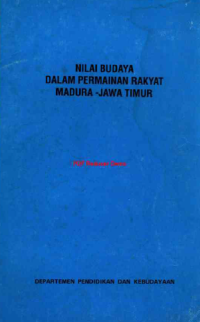 Image of Nilai Budaya Dalam Permainan Rakyat Madura - Jawa Timur