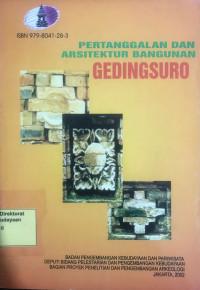 Image of Pertanggalan dan arsitektur bangunan Gedingsuro