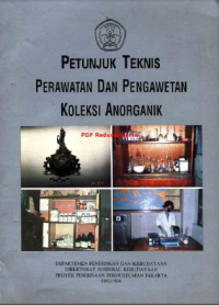 Image of Petunjuk Teknis Perawatan dan Pengawetan Koleksi Anorganik