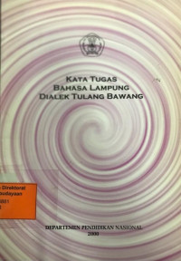 Image of Kata Tugas Bahasa Lampung Dialek Tulang Bawang